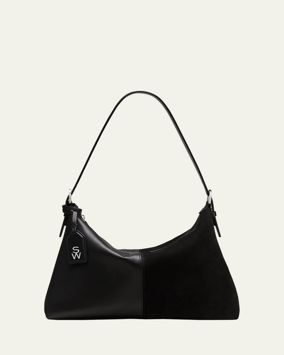 5050 Suede & Leather Shoulder Bag