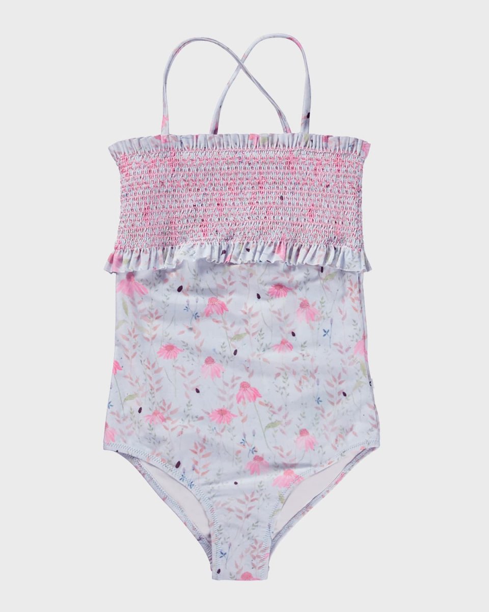Girl's Nairobi Floral-Print One-Piece Swimsuit, Size 8-10