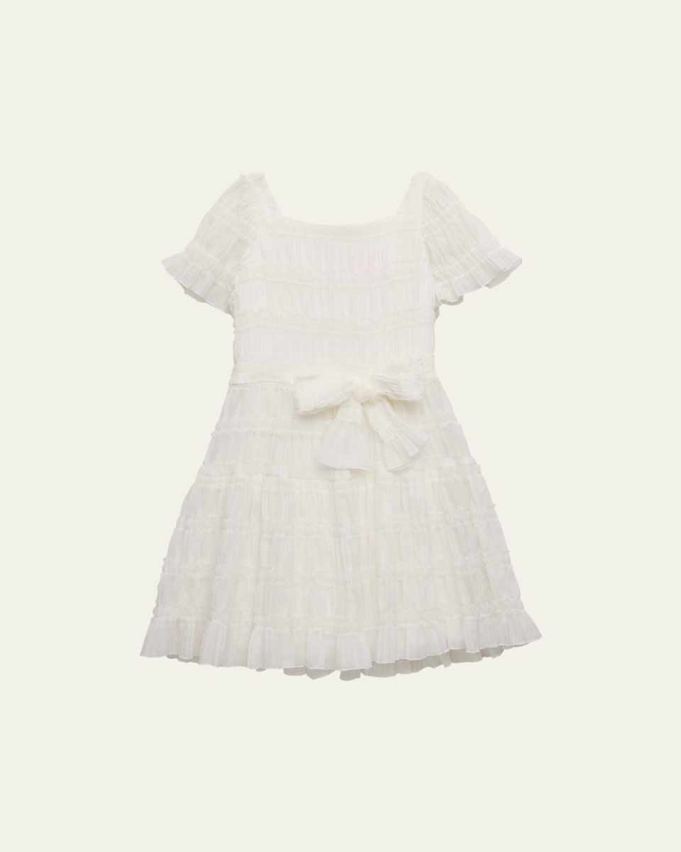 Girl's Stella Smocked Dress, Size 7-16