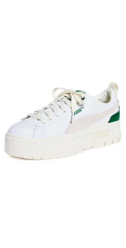 PUMA Mayze Leather Sneakers White-Vine