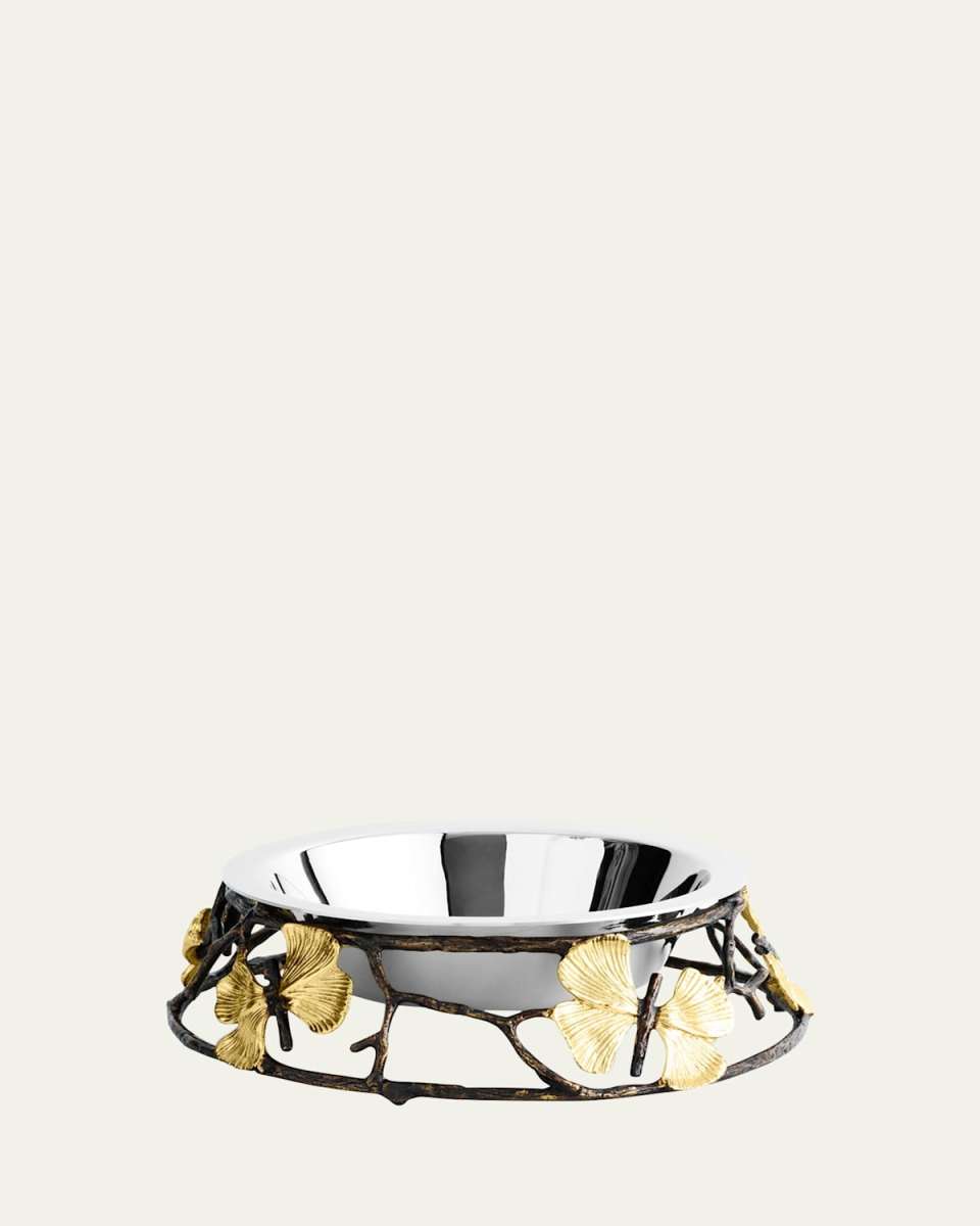 Butterfly Ginkgo Small Dog Bowl