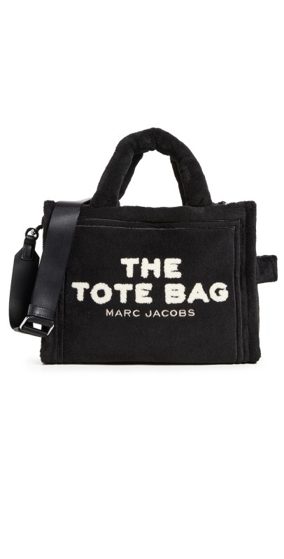 Marc Jacobs The Terry Medium Tote Bag Black