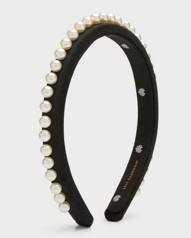 Gigi Pearly Velvet Headband
