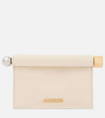 Jacquemus La Petite Pochette Rond Carré leather clutch