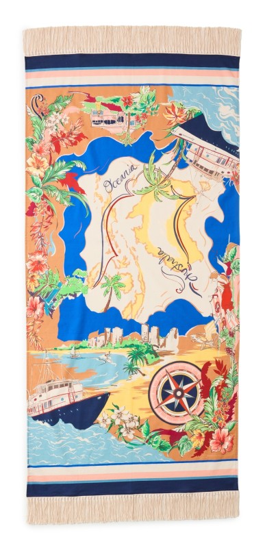 Zimmermann Printed Cotton Towel Spliced