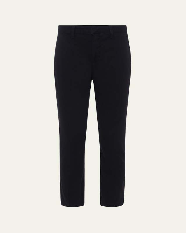 Harlow High-Rise Cropped Slim Trousers