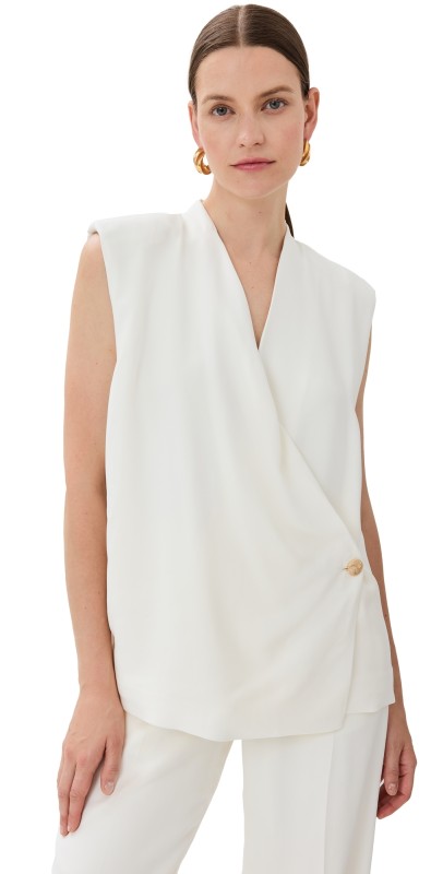 ANINE BING Venice Top Ivory