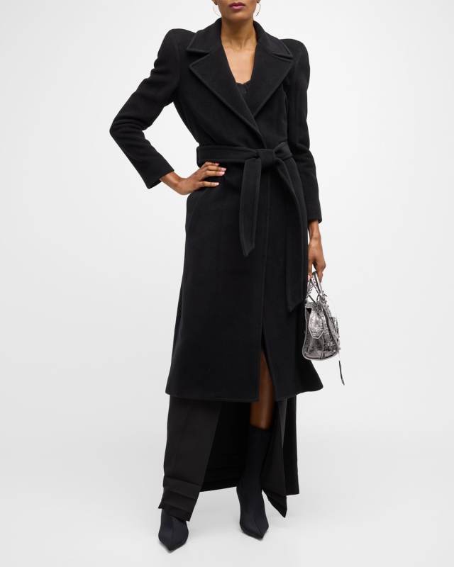 Round Shoulder Fitted Coat