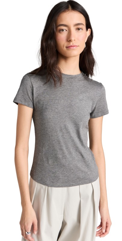Theory Tiny Tee Melange Grey