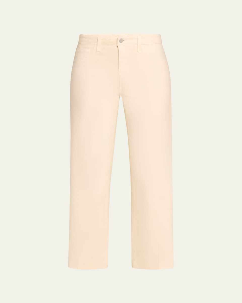 Wanda High Rise Cropped Wide Jeans