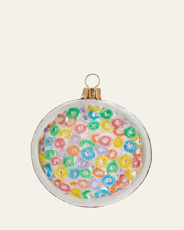 Cereal Bowl Christmas Ornament