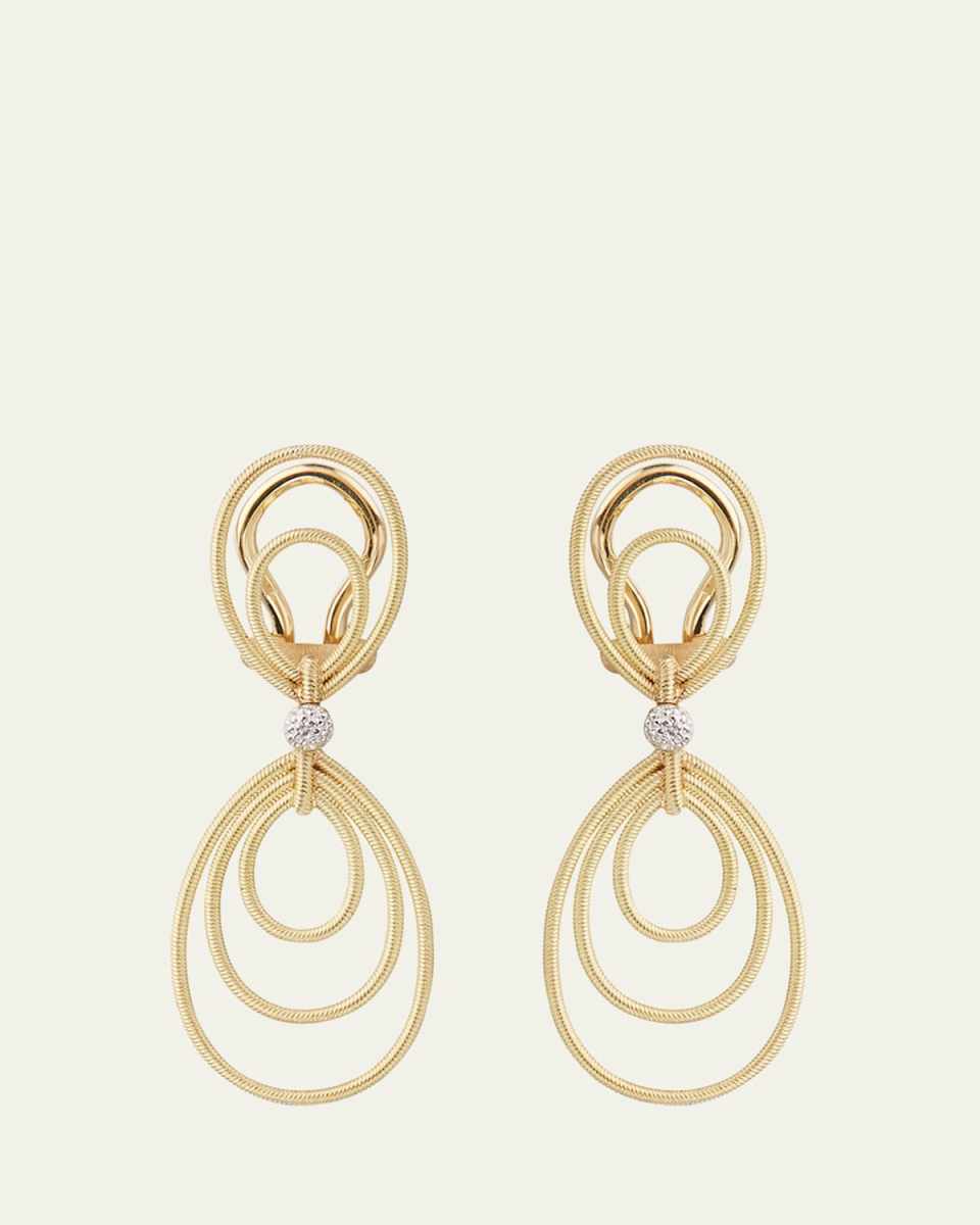 Waikiki Pear Shaped Pendant Earrings, 3cm