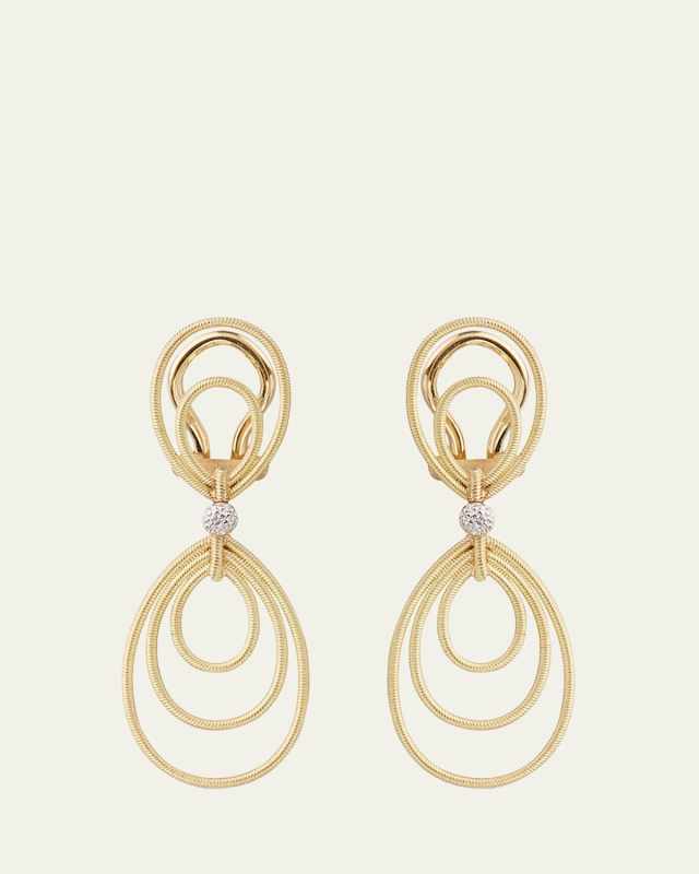 Waikiki Pear Shaped Pendant Earrings, 3cm