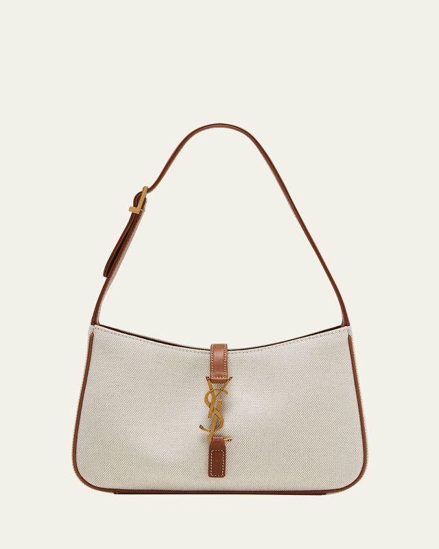 Le 5 A 7 YSL Shoulder Bag in Canvas