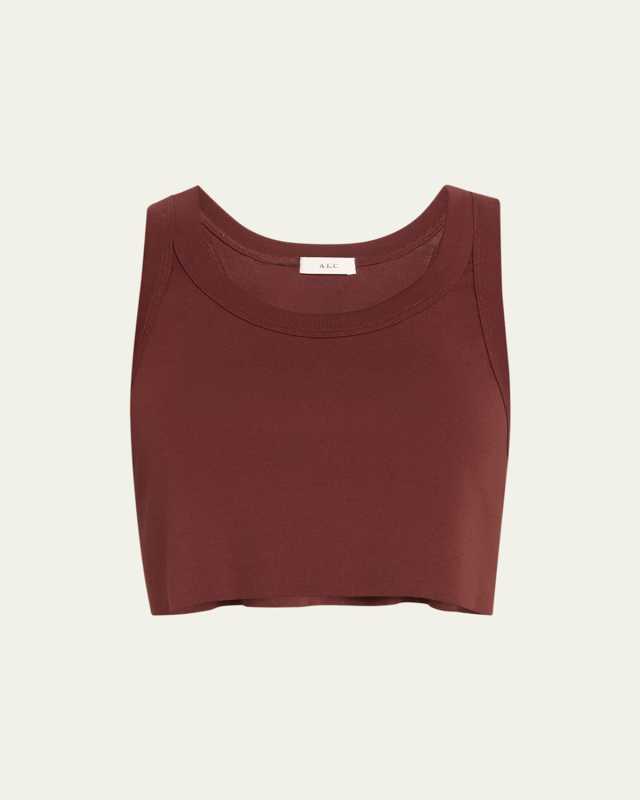 Halsey Cropped Tank Top