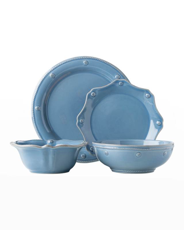 Berry & Thread 4-Piece Chambray Place Setting