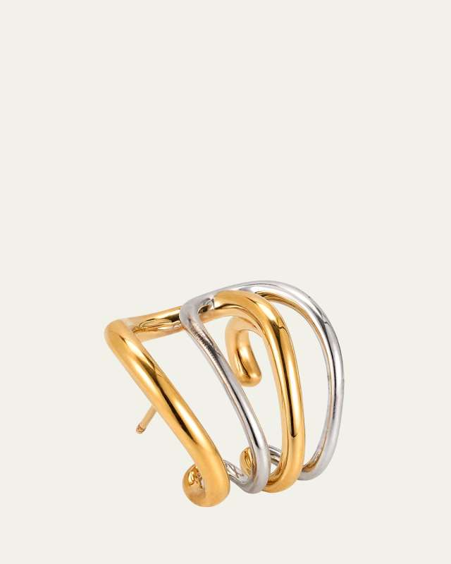 Daisy Gold Vermeil Single Ear Cuff