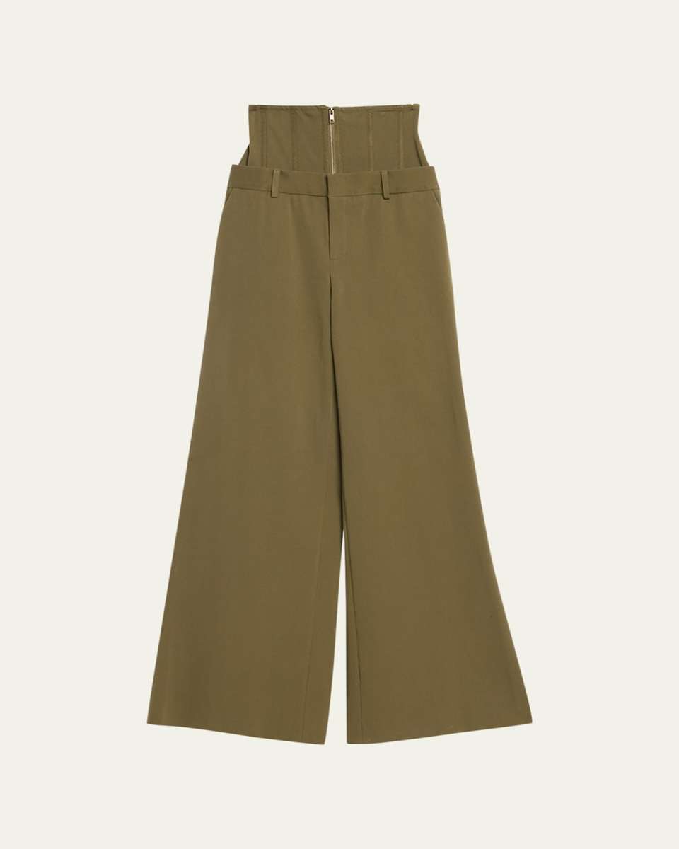 Bustier Wide Leg Trousers