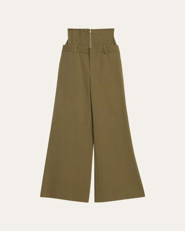 Bustier Wide Leg Trousers