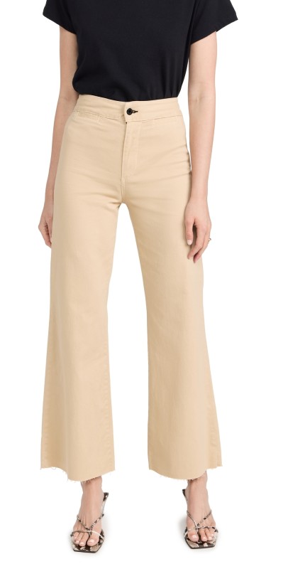 ASKK NY Cropped Brighton Twill Pants Khaki