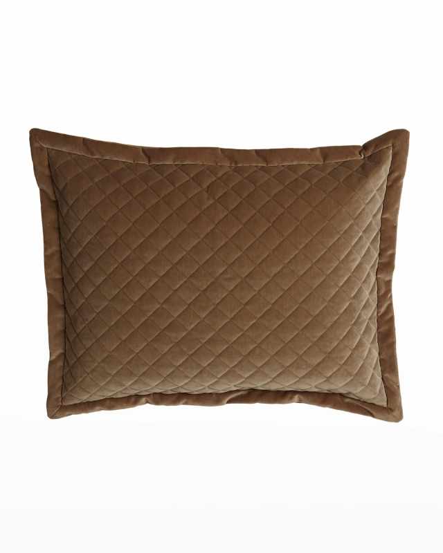 Standard Elite Quilted Velvet Sham