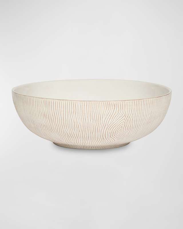 Blenheim Oak Whitewash 12" Serving Bowl