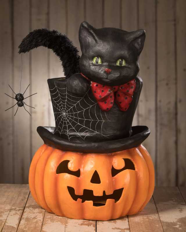 Top Hat Surprise Jack O'Lantern