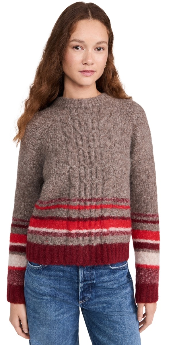 Velvet Elayne Crewneck Sweater Multi