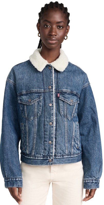 Levi's 90s Sherpa Trucker Jacket after school sitcom