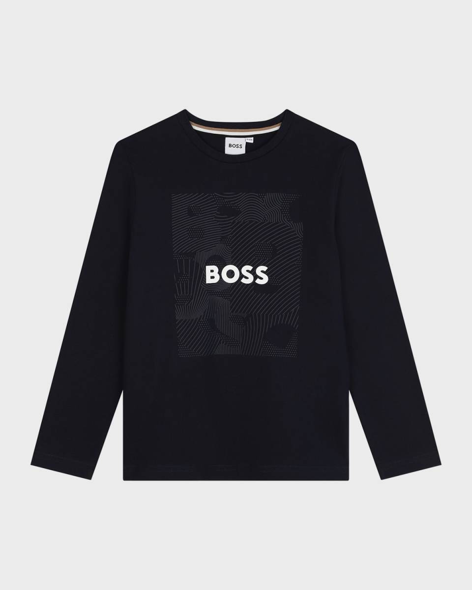 Boy's Classic Logo-Print T-Shirt, Size 8-12