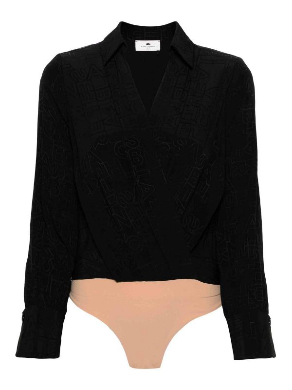 Elisabetta Franchi Top - Noir