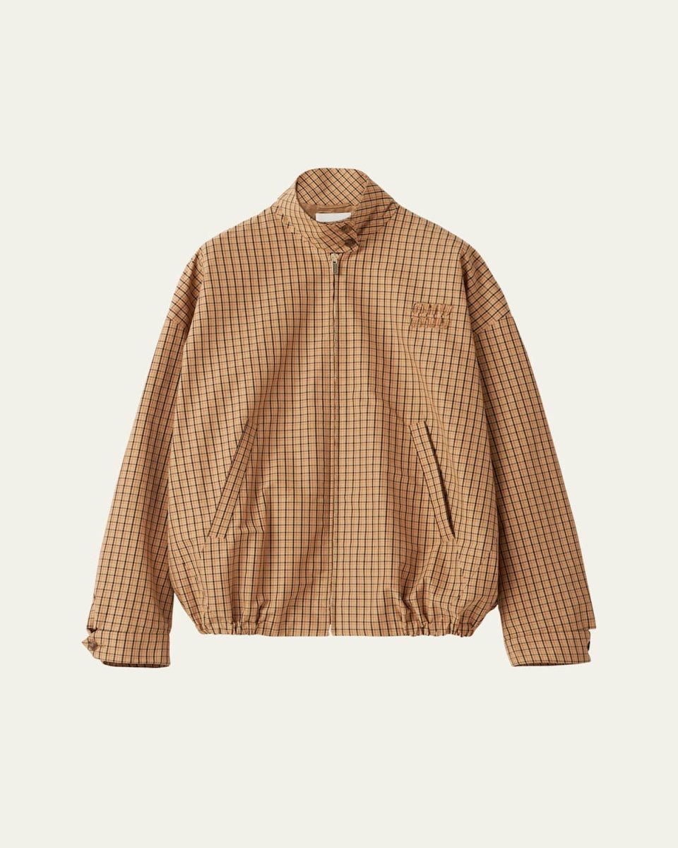 Check Canvas Jacket