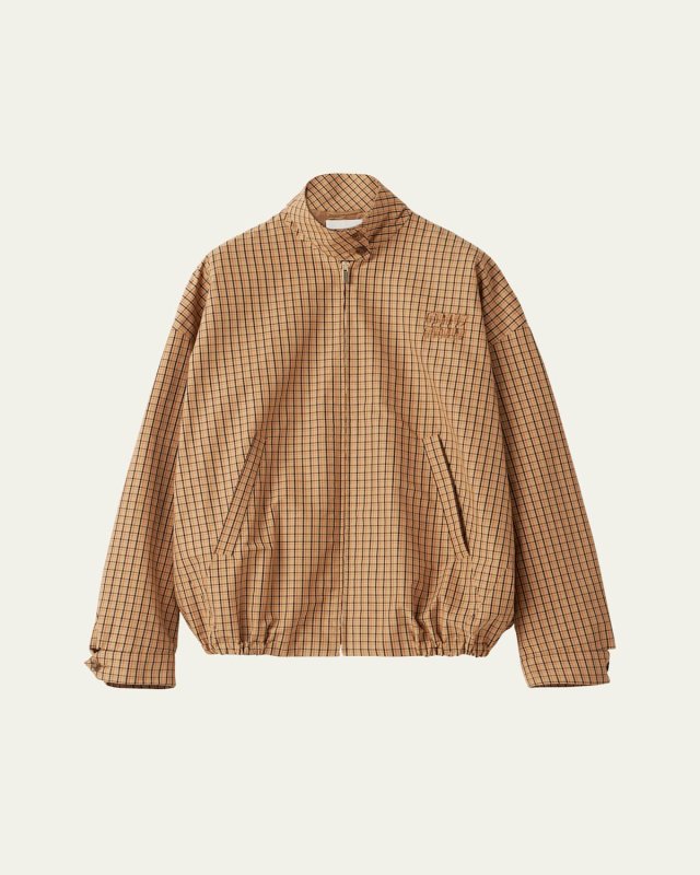 Check Canvas Jacket