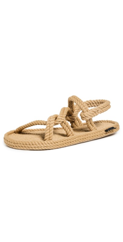 BOHONOMAD Mykonos Rope Sandals Natural