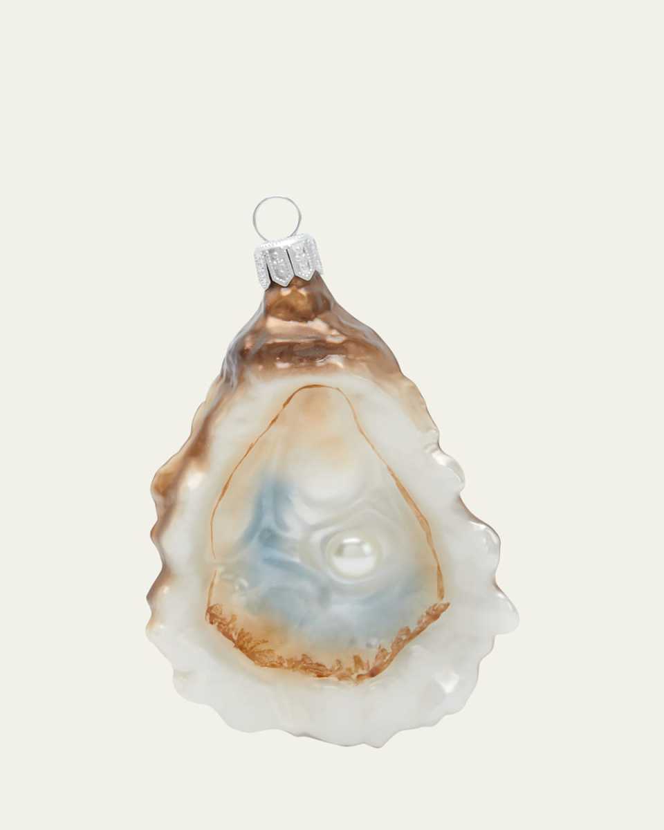 Oyster with Pearl Christmas Ornament