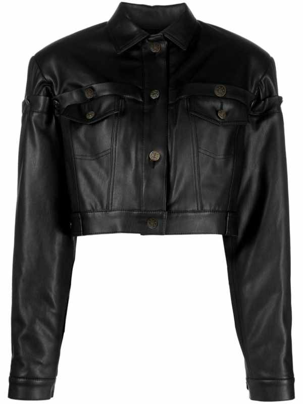 layered cropped jacket