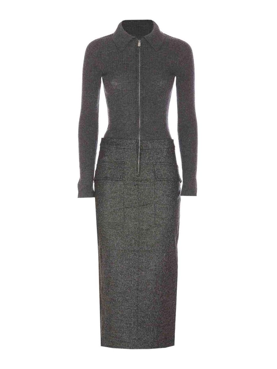 Pinko Maxi Robe - Gris