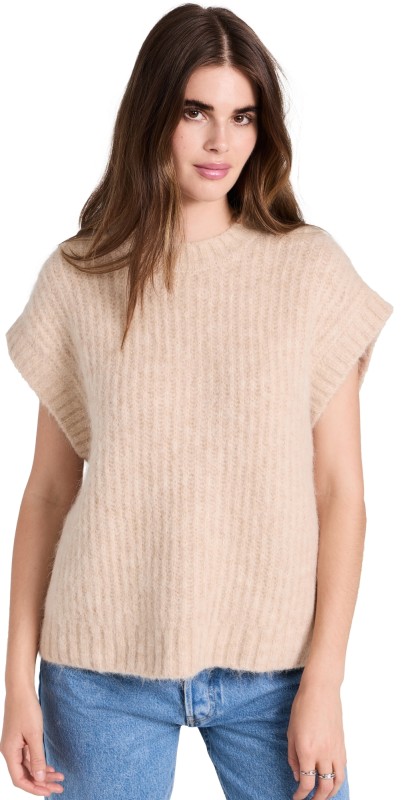 ANINE BING Adam Vest Ivory