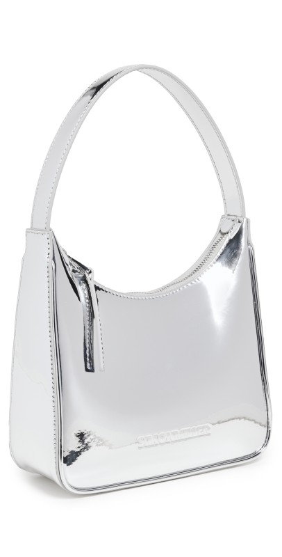 SIMONMILLER Chrome Snap Bag Silver