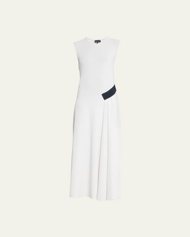 Maxi Dress w/ Colorblock Hip Detail