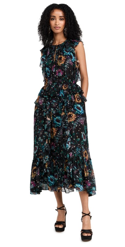 Ulla Johnson Adrienne Dress Black Iris