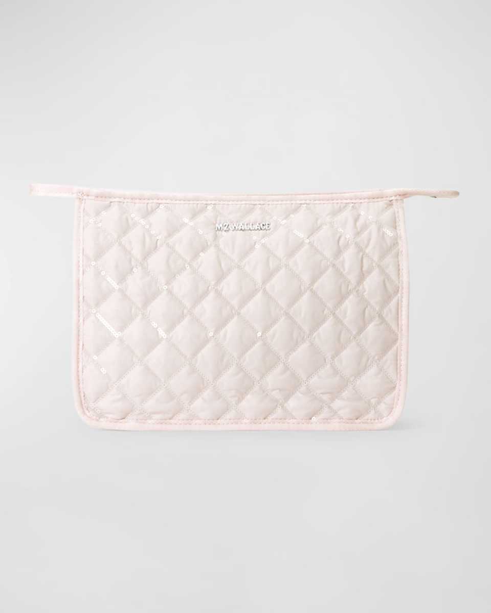 Metro Sequins Quilted Clutch Bag