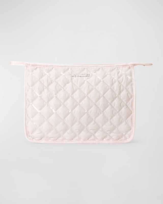 Metro Sequins Quilted Clutch Bag