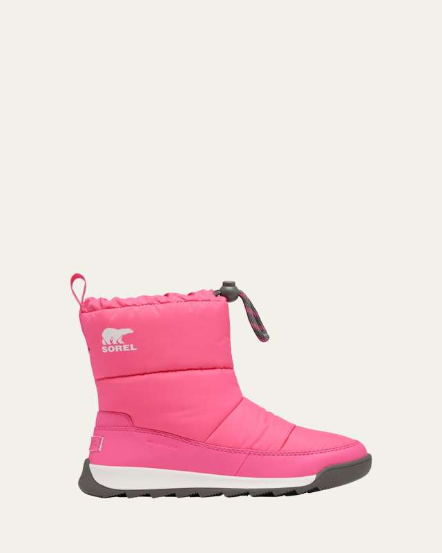 Kid's Whitney II Waterproof Puffy Nylon Winter Boots, Kids