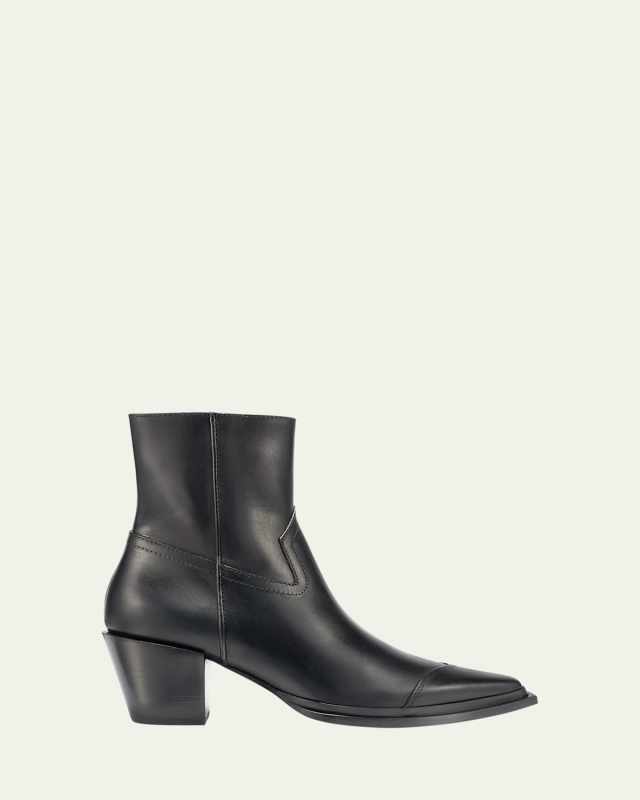 Cece Leather Western Booties