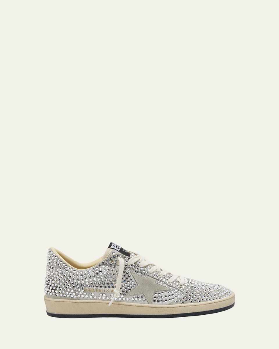 Ballstar Crystal Suede Low-Top Sneakers