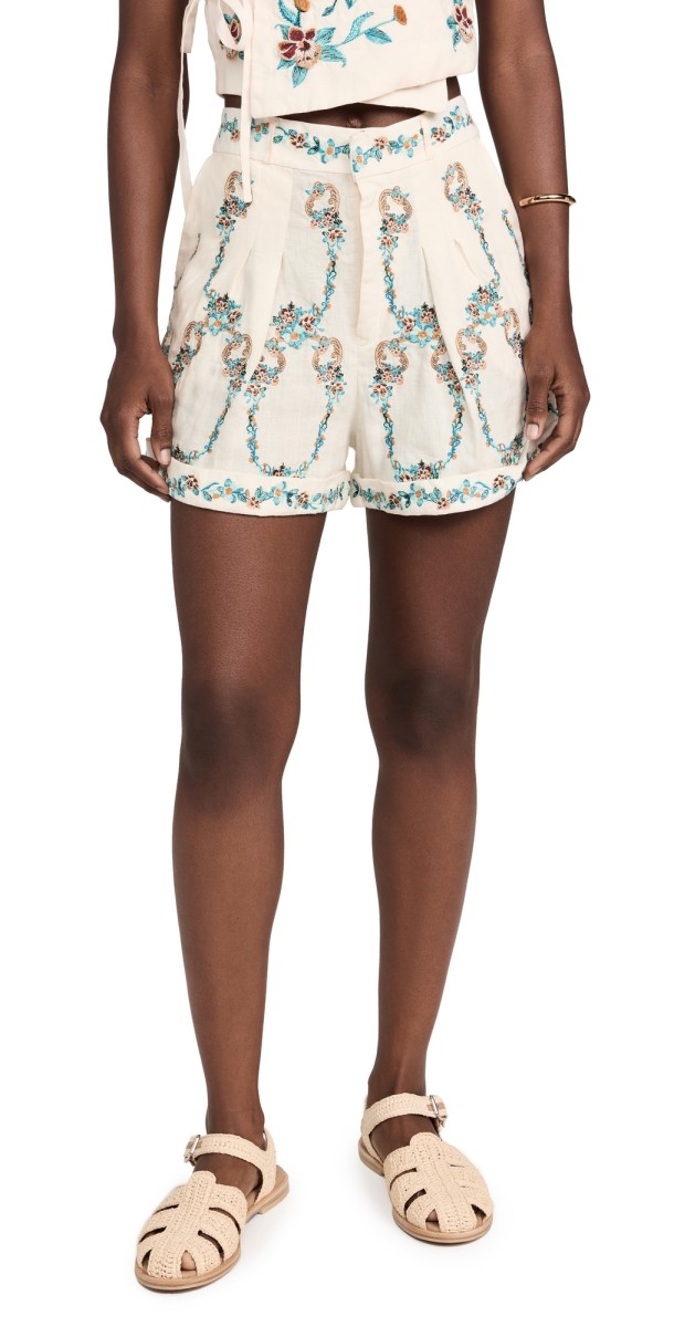 Agua by Agua Bendita Romy Florero Shorts Multicolor