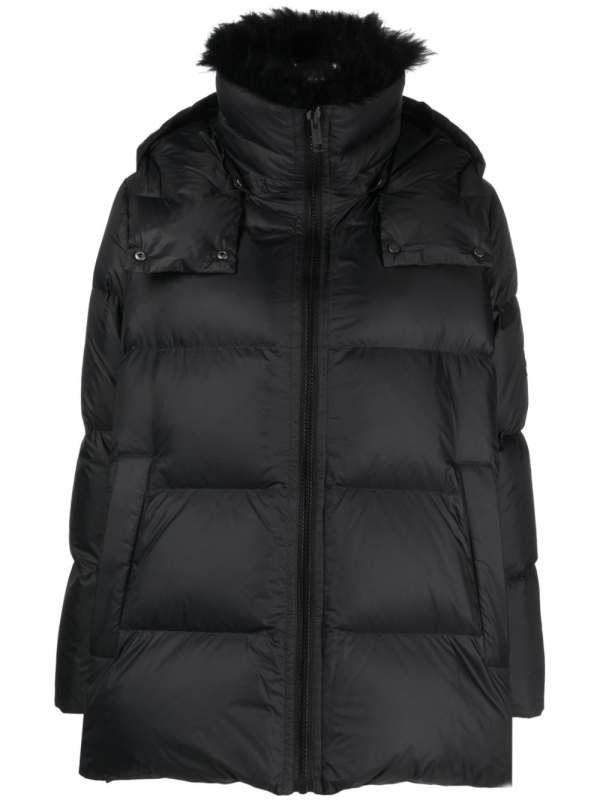 hooded padded jacket