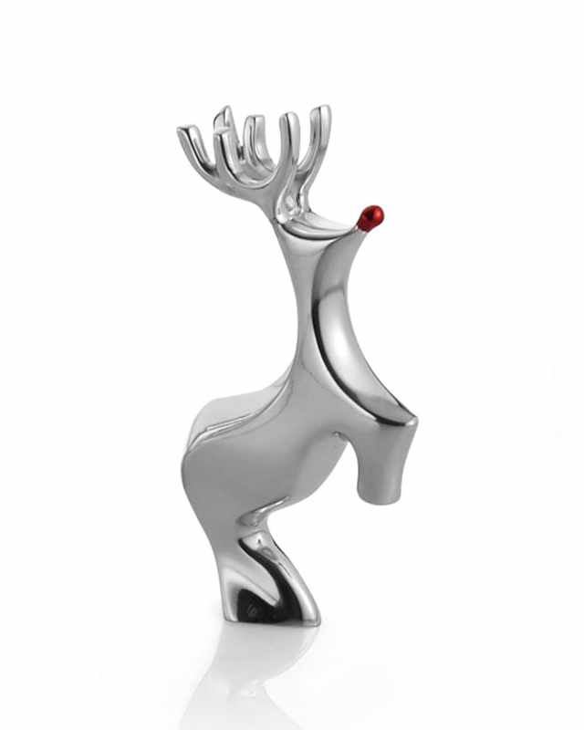 Holiday Miniature Red-Nosed Reindeer Figurine