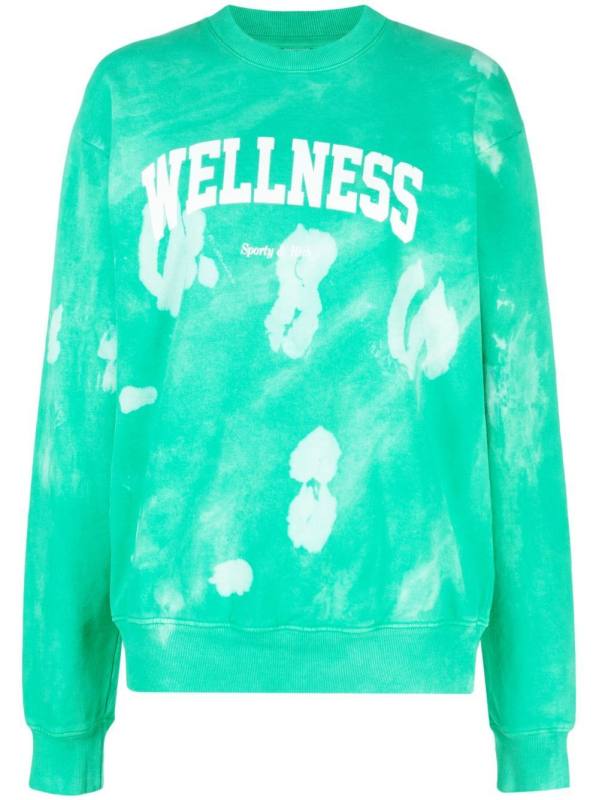 Wellness tie-dye sweatshirt